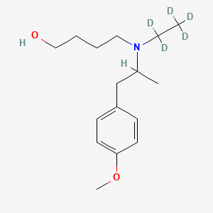 molecular formula C16H22D5NO2 B1150026 Mebeverine alcohol D5 