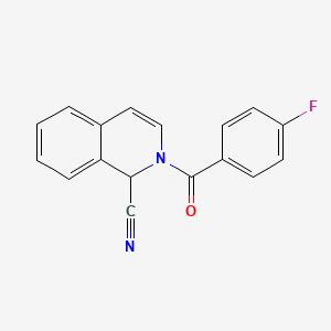 Isoquinoline-1-carbonitrile, 2-(4-fluorobenzoyl)-1,2-dihydro-