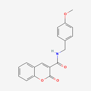 N-(4-methoxybenzyl)-2-oxo-2H-chromene-3-carboxamide