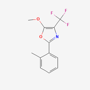 5-Methoxy-2-(2-methylphenyl)-4-(trifluoromethyl)-1,3-oxazole