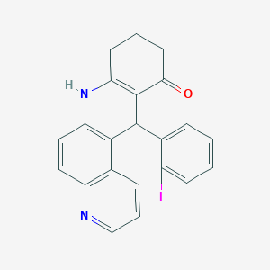 12-(2-iodophenyl)-8,9,10,12-tetrahydrobenzo[b][4,7]phenanthrolin-11(7H)-one