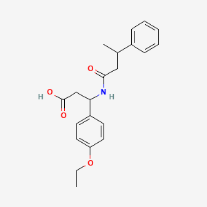 3-(4-Ethoxyphenyl)-3-[(3-phenylbutanoyl)amino]propanoic acid