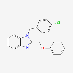 1-(4-chlorobenzyl)-2-(phenoxymethyl)-1H-benzimidazole