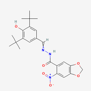 molecular formula C23H27N3O6 B1150109 LASSBio-881 