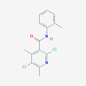 2,5-dichloro-4,6-dimethyl-N-(2-methylphenyl)pyridine-3-carboxamide