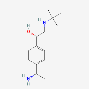 (1S)-1-(4-((1S)-1-Aminoethyl)phenyl)-2-(tert-butylamino)ethanol