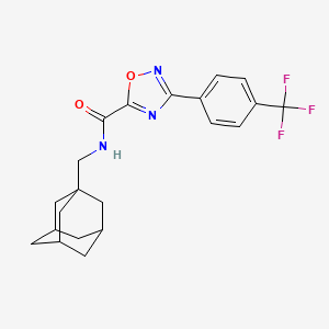 N-[(Adamantan-1-YL)methyl]-3-[4-(trifluoromethyl)phenyl]-1,2,4-oxadiazole-5-carboxamide