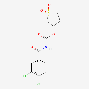 1,1-Dioxidotetrahydrothien-3-yl 3,4-dichlorobenzoylcarbamate