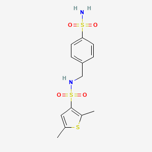 N-[4-(aminosulfonyl)benzyl]-2,5-dimethylthiophene-3-sulfonamide