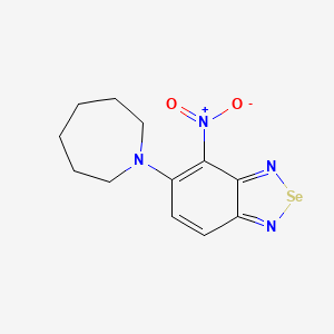 molecular formula C12H14N4O2Se B11501305 5-(Azepan-1-yl)-4-nitro-2,1,3-benzoselenadiazole 