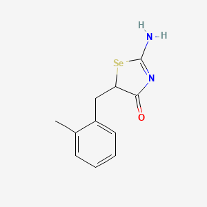 2-Imino-5-(2-methylbenzyl)-1,3-selenazolidin-4-one