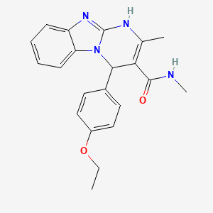 4-(4-ethoxyphenyl)-N,2-dimethyl-1,4-dihydropyrimido[1,2-a]benzimidazole-3-carboxamide