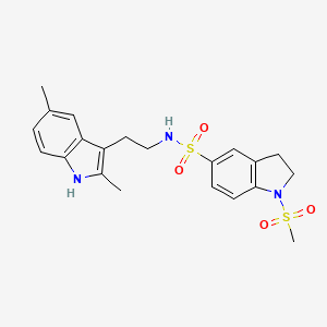 N-[2-(2,5-dimethyl-1H-indol-3-yl)ethyl]-1-(methylsulfonyl)-2,3-dihydro-1H-indole-5-sulfonamide