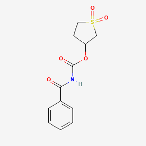 1,1-Dioxidotetrahydrothiophen-3-yl (phenylcarbonyl)carbamate