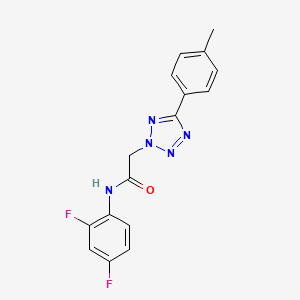 Acetamide, N-(2,4-difluorophenyl)-2-(5-p-tolyl-tetrazol-2-yl)-