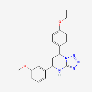 7-(4-Ethoxyphenyl)-5-(3-methoxyphenyl)-4,7-dihydrotetrazolo[1,5-a]pyrimidine