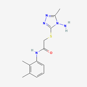 2-[(4-amino-5-methyl-4H-1,2,4-triazol-3-yl)sulfanyl]-N-(2,3-dimethylphenyl)acetamide