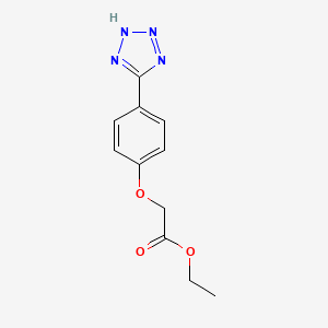 [4-(1H-Tetrazol-5-yl)phenoxy]acetic acid, ethyl ester