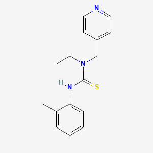 1-Ethyl-3-(2-methylphenyl)-1-(pyridin-4-ylmethyl)thiourea