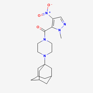 [4-(1-adamantyl)piperazino](1-methyl-4-nitro-1H-pyrazol-5-yl)methanone