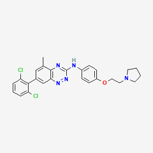 molecular formula C26H25Cl2N5O B1150180 Unii-3mae0mxi6K 