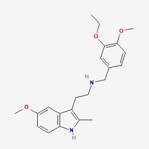 (3-Ethoxy-4-methoxybenzyl)[2-(5-methoxy-2-methyl-1H-indol-3-yl)ethyl]amine