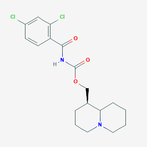 (1R)-octahydro-2H-quinolizin-1-ylmethyl [(2,4-dichlorophenyl)carbonyl]carbamate