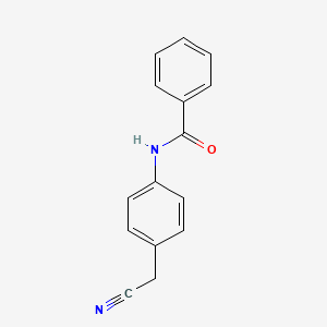 molecular formula C15H12N2O B11502069 N-[4-(cyanomethyl)phenyl]benzamide 