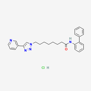 molecular formula C27H30ClN5O B1150222 GPP 78 hydrochloride 