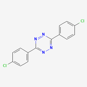 molecular formula C14H8Cl2N4 B11502257 3,6-Bis(4-chlorophenyl)-1,2,4,5-tetrazine CAS No. 37932-45-9