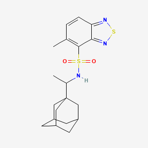 N-[1-(Adamantan-1-YL)ethyl]-5-methyl-2,1,3-benzothiadiazole-4-sulfonamide