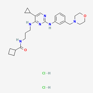 molecular formula C26H36N6O2.2HCl B1150241 MRT 67307 dihydrochloride 
