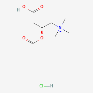molecular formula C9H18NO4 · HCl B1150251 L-Acetylcarnitine (hydrochloride) 