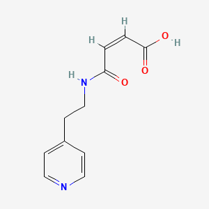 (2Z)-4-oxo-4-{[2-(pyridin-4-yl)ethyl]amino}but-2-enoic acid