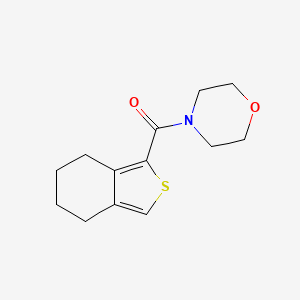 molecular formula C13H17NO2S B11502697 Morpholin-4-yl(4,5,6,7-tetrahydro-2-benzothiophen-1-yl)methanone 