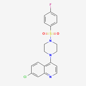 7-Chloro-4-[4-(4-fluorobenzenesulfonyl)piperazin-1-yl]quinoline