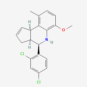 (3aS,4R,9bR)-4-(2,4-dichlorophenyl)-6-methoxy-9-methyl-3a,4,5,9b-tetrahydro-3H-cyclopenta[c]quinoline