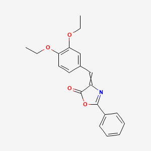 4-[(3,4-Diethoxyphenyl)methylidene]-2-phenyl-1,3-oxazol-5-one