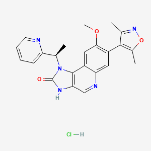 molecular formula C23H21N5O3.HCl B1150326 I-BET 151 hydrochloride 