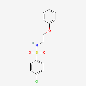 4-chloro-N-(2-phenoxyethyl)benzenesulfonamide