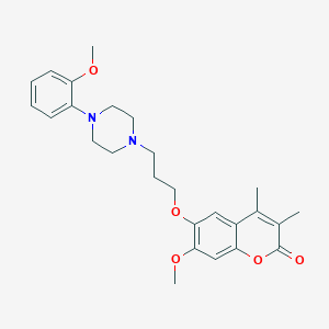 molecular formula C26H32N2O5 B115033 Ensaculin CAS No. 155773-59-4