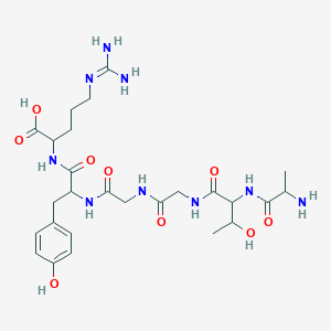 molecular formula C26H41N9O9 B1150332 prostate apoptosis response protein PAR-4 (2-7) [Homo sapiens] 