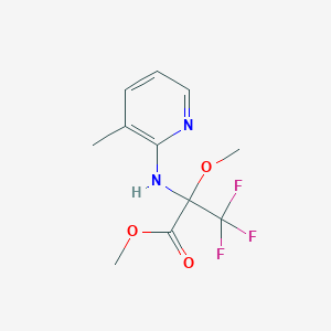 Methyl 3,3,3-trifluoro-2-methoxy-2-[(3-methylpyridin-2-yl)amino]propanoate