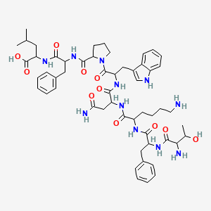 molecular formula C54H73N11O11 B1150335 survivin (baculoviral IAP repeat-containing protein 5) (21-28) 