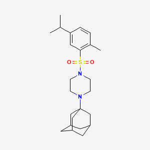 1-(Adamantan-1-YL)-4-[2-methyl-5-(propan-2-YL)benzenesulfonyl]piperazine