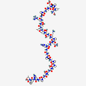 molecular formula C143H224N42O43 B1150338 Pro-Adrenomedullin (153-185), human 