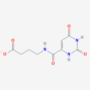 4-{[(2,6-Dioxo-1,2,3,6-tetrahydropyrimidin-4-yl)carbonyl]amino}butanoate