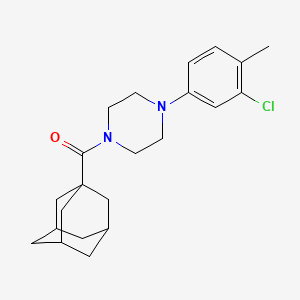 Adamantanyl 4-(3-chloro-4-methylphenyl)piperazinyl ketone