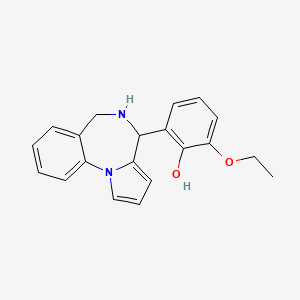 2-(5,6-dihydro-4H-pyrrolo[1,2-a][1,4]benzodiazepin-4-yl)-6-ethoxyphenol