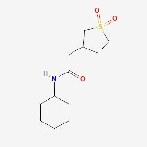 N-cyclohexyl-2-(1,1-dioxidotetrahydrothien-3-yl)acetamide